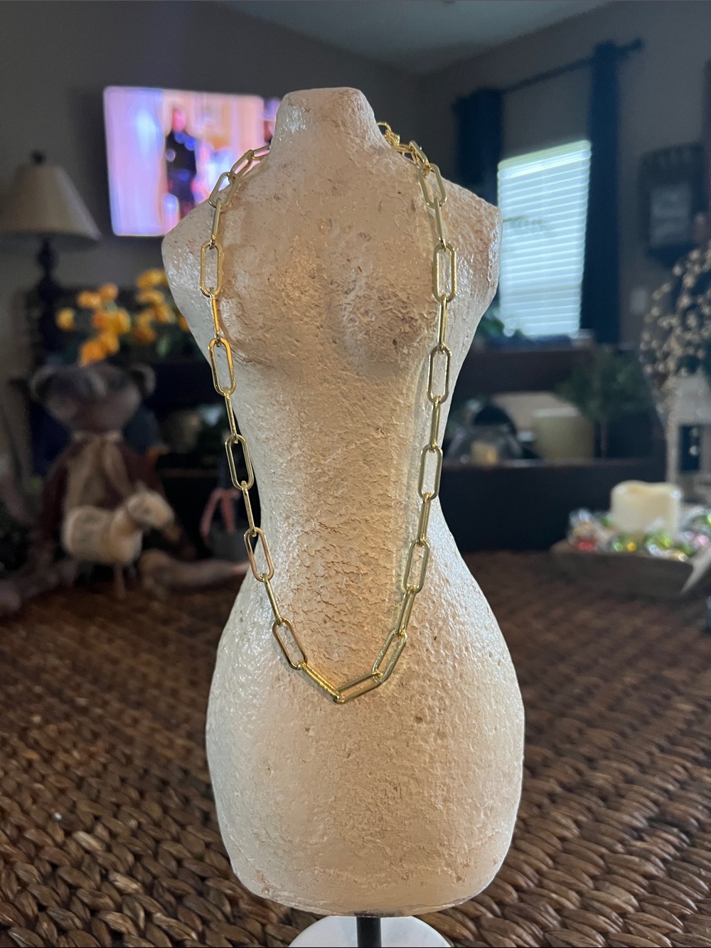 Uncommon James Gold Paperclip Link Necklace